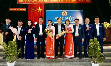Đại hội Công đoàn phường Quảng Thọ lần thứ V, nhiệm kỳ 2023 - 2028